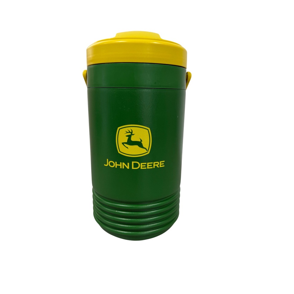 Igloo John Deere Water Jug Insulated Cooler Green Yellow Flip Top Spout 1 gallon